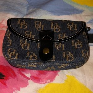 Dooney and Bourke denim wristlet